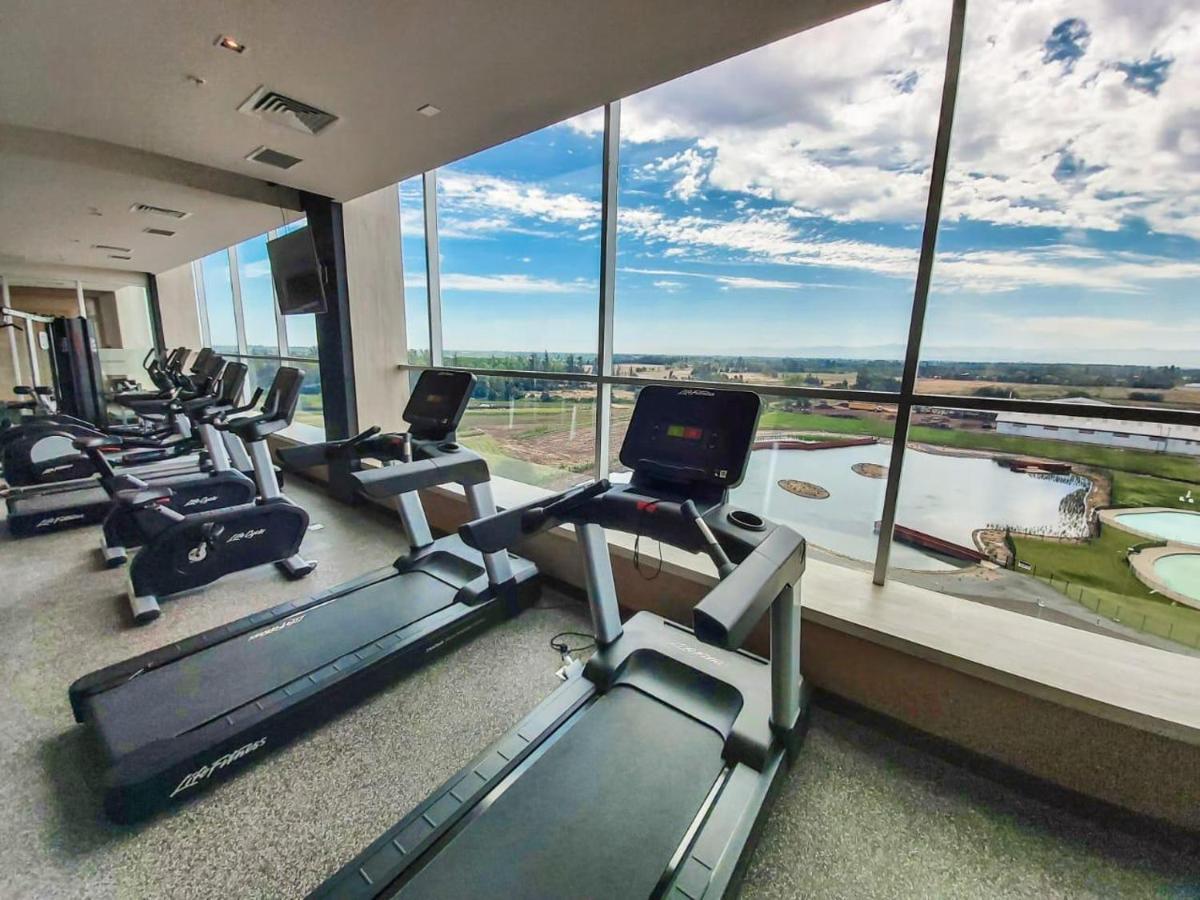 Mds Hotel Chillán Екстериор снимка The gym at the 2018 Commonwealth Games Athletes' Village